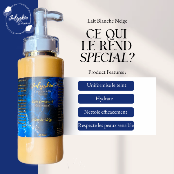 Lait concentré éclaircissant blanche neige – Image 2
