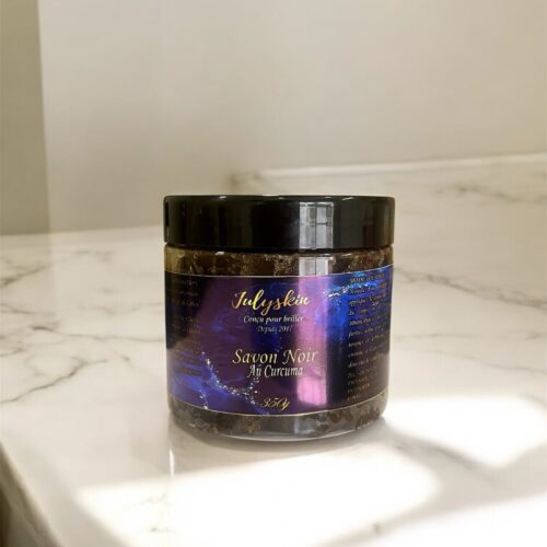 Savon noir au curcuma