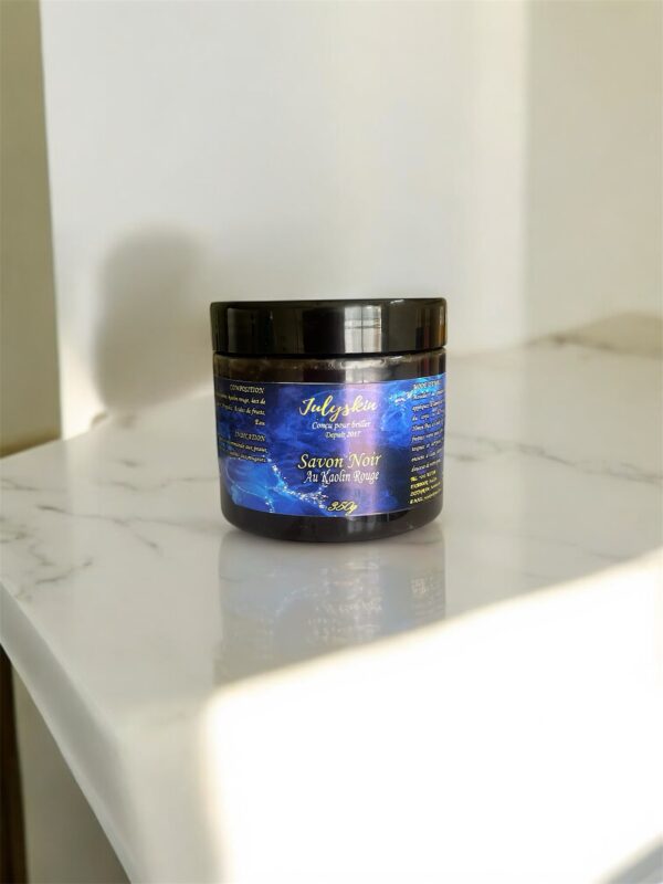 Savon noir au kaolin rouge
