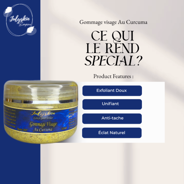 Gommage visage au curcuma – Image 2